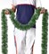 16.4ft Artificial Christmas Garland Decoration, Lighted Pine Garland Soft